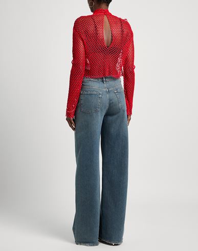 Woman Turtleneck Red