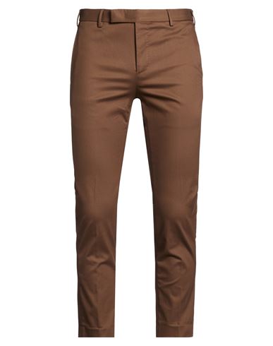 Man Pants Brown Size 32 Cotton, Polyamide, Elastane