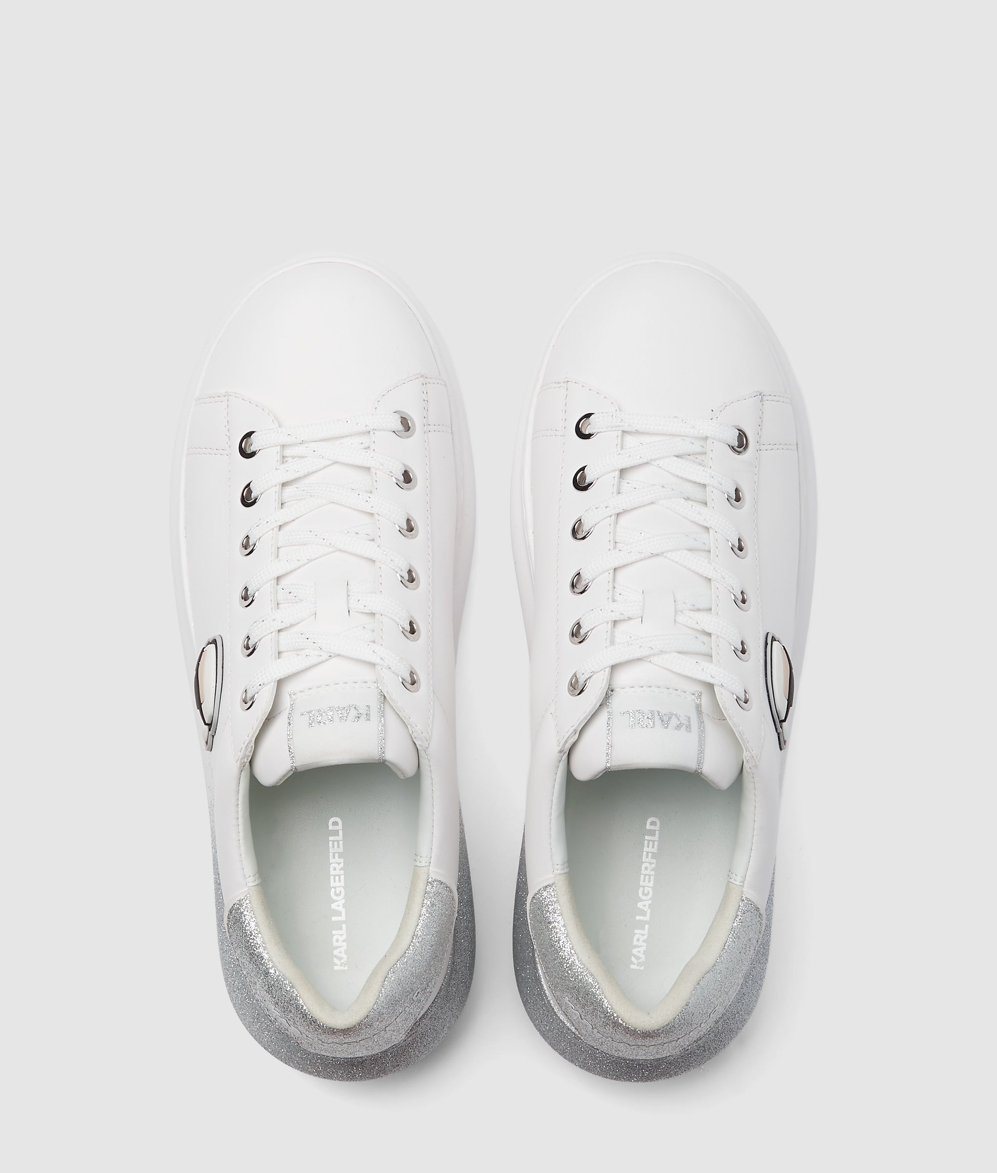 Karl Lagerfeld - Ikon Nft Kapri Ombre Sneakers, Damen, Weiss, Größe