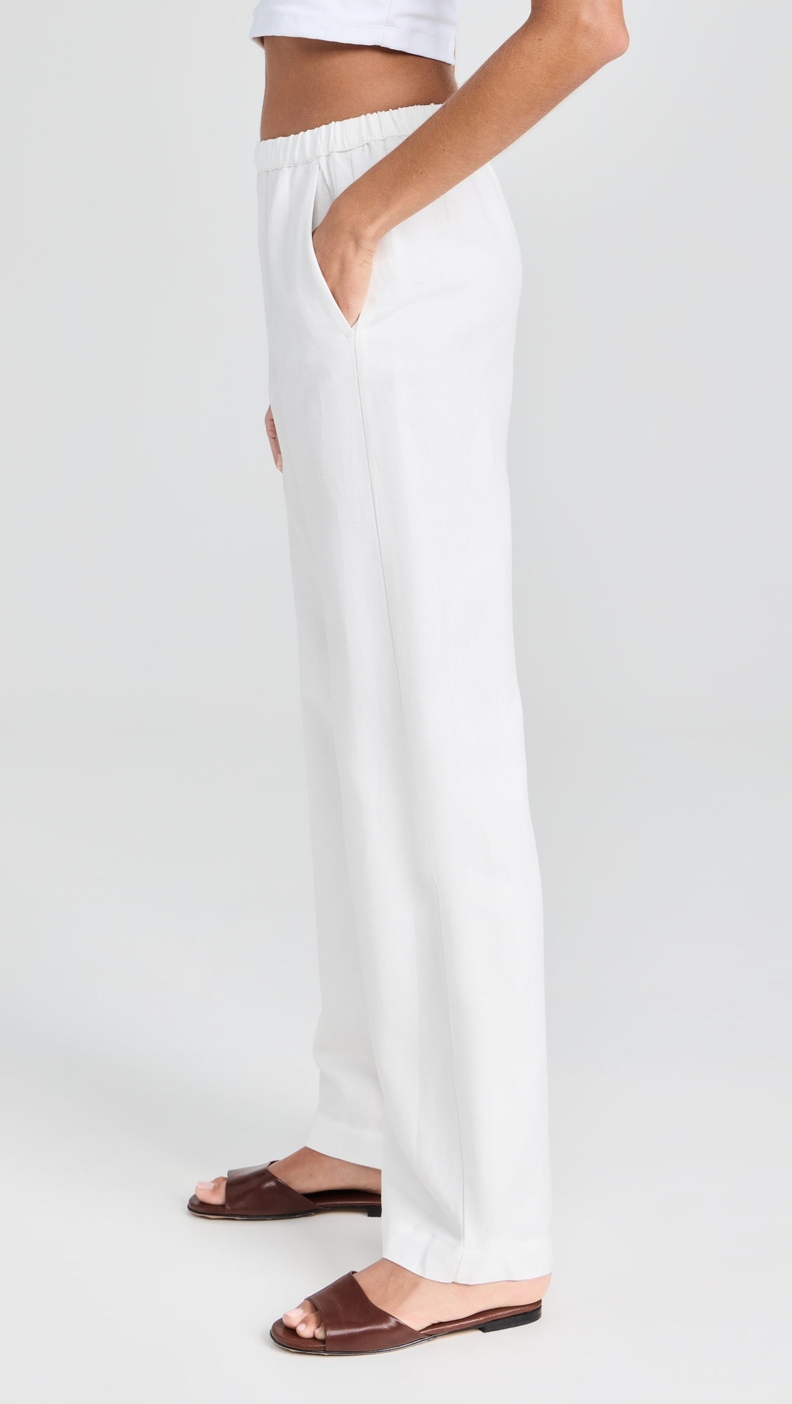 Twill Everywhere Pants Off White