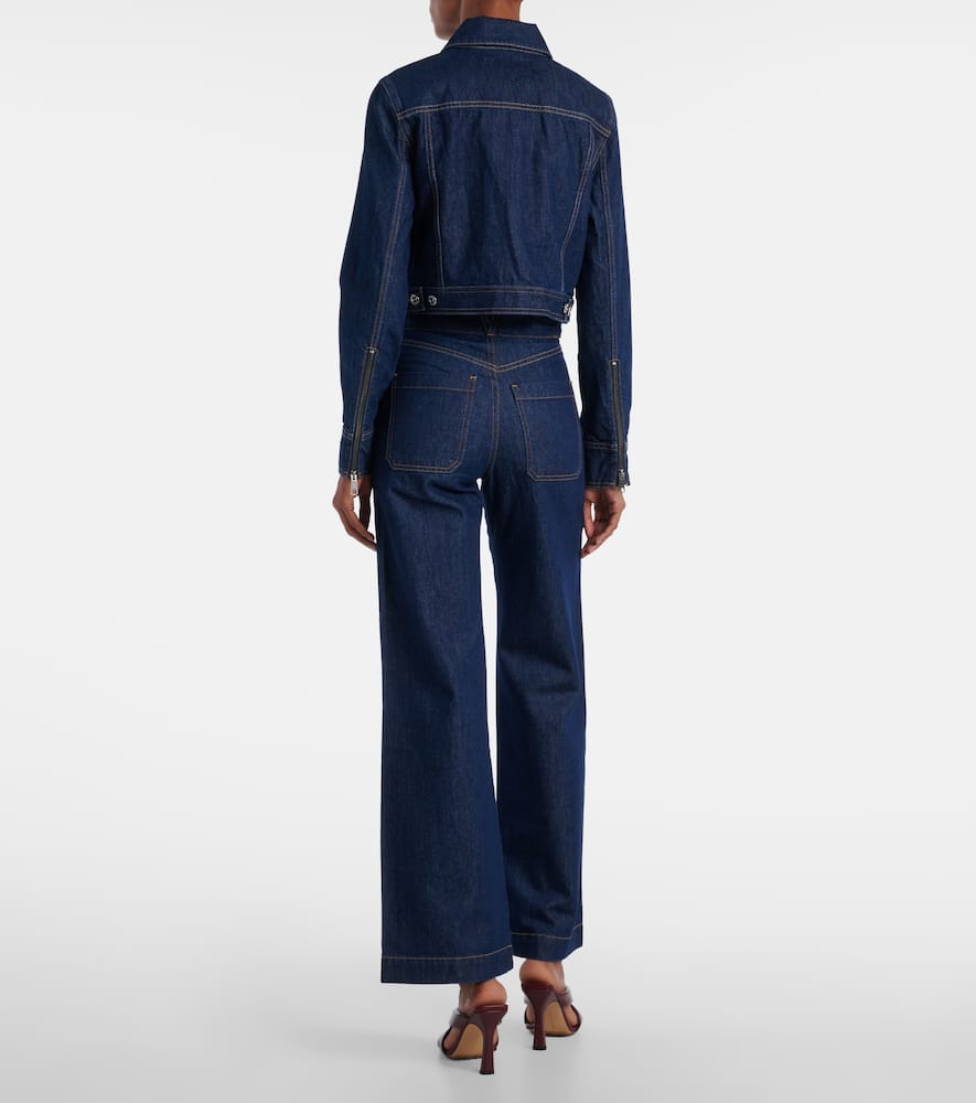 Patty cropped denim jacket