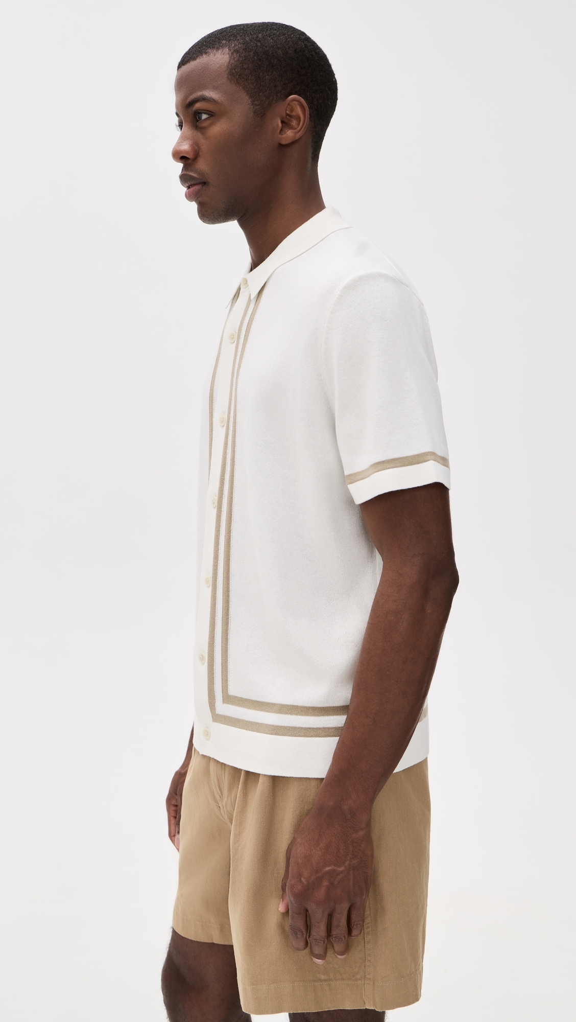 Leo Shirt White Cashew