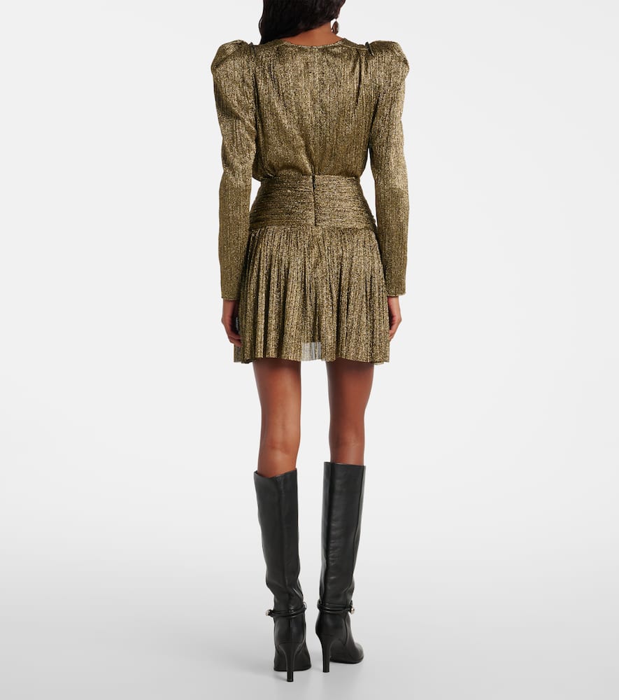 Eloise asymmetric embellished miniskirt