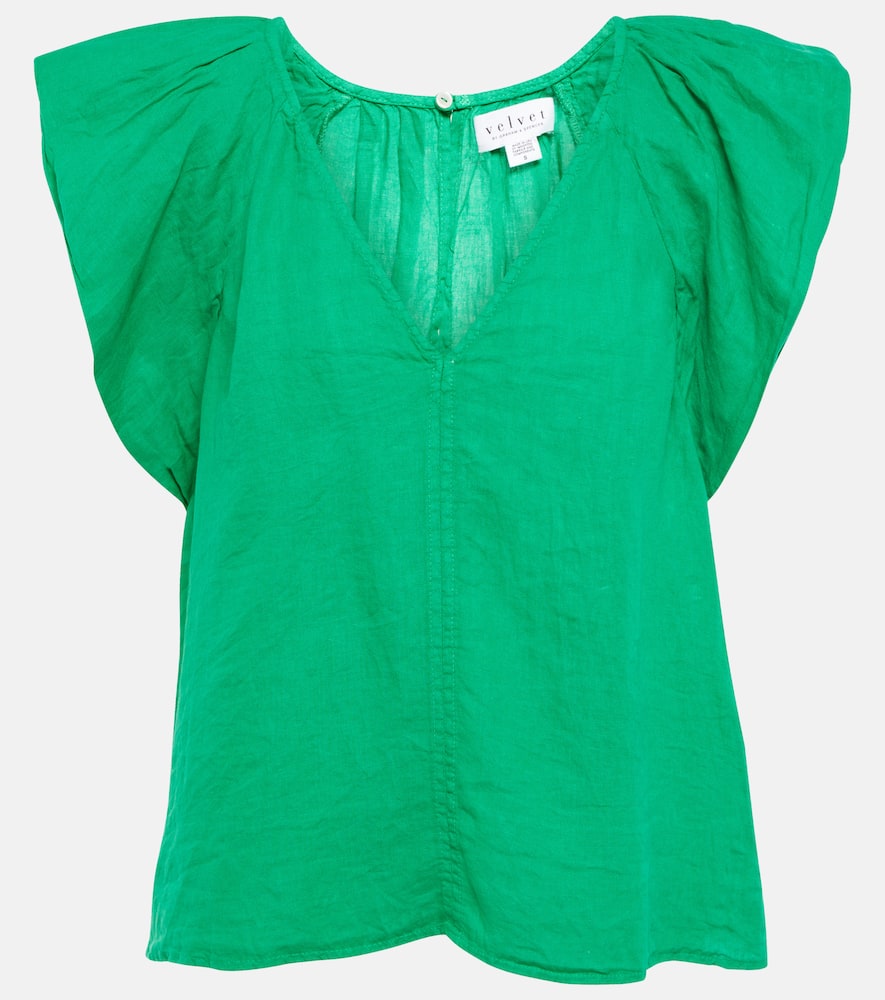 Ava linen top