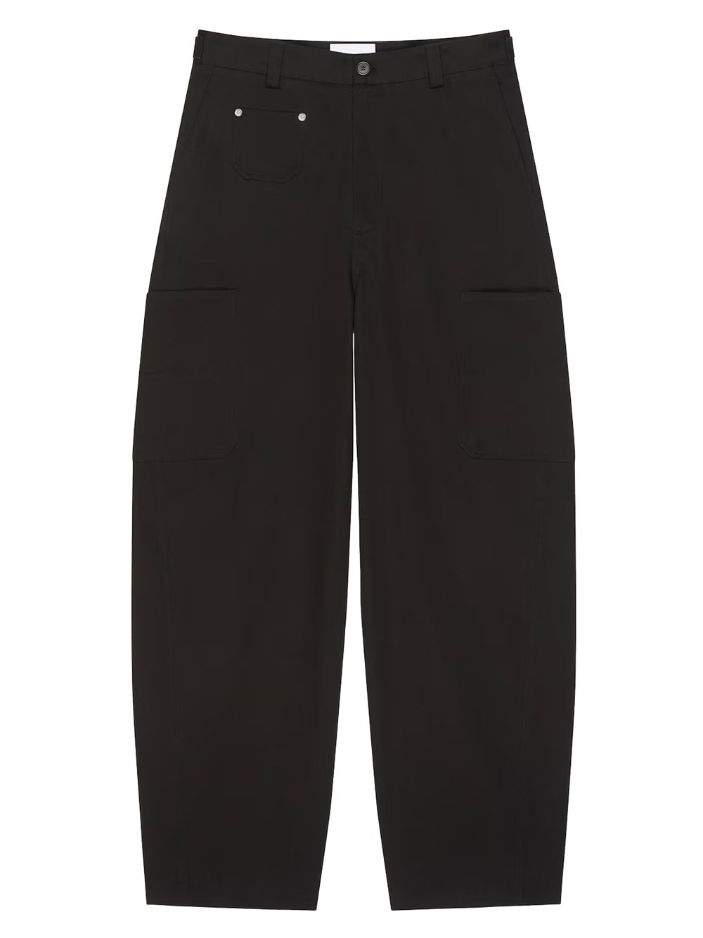 Couture Seam Trousers In Cotton Embroidered Paris