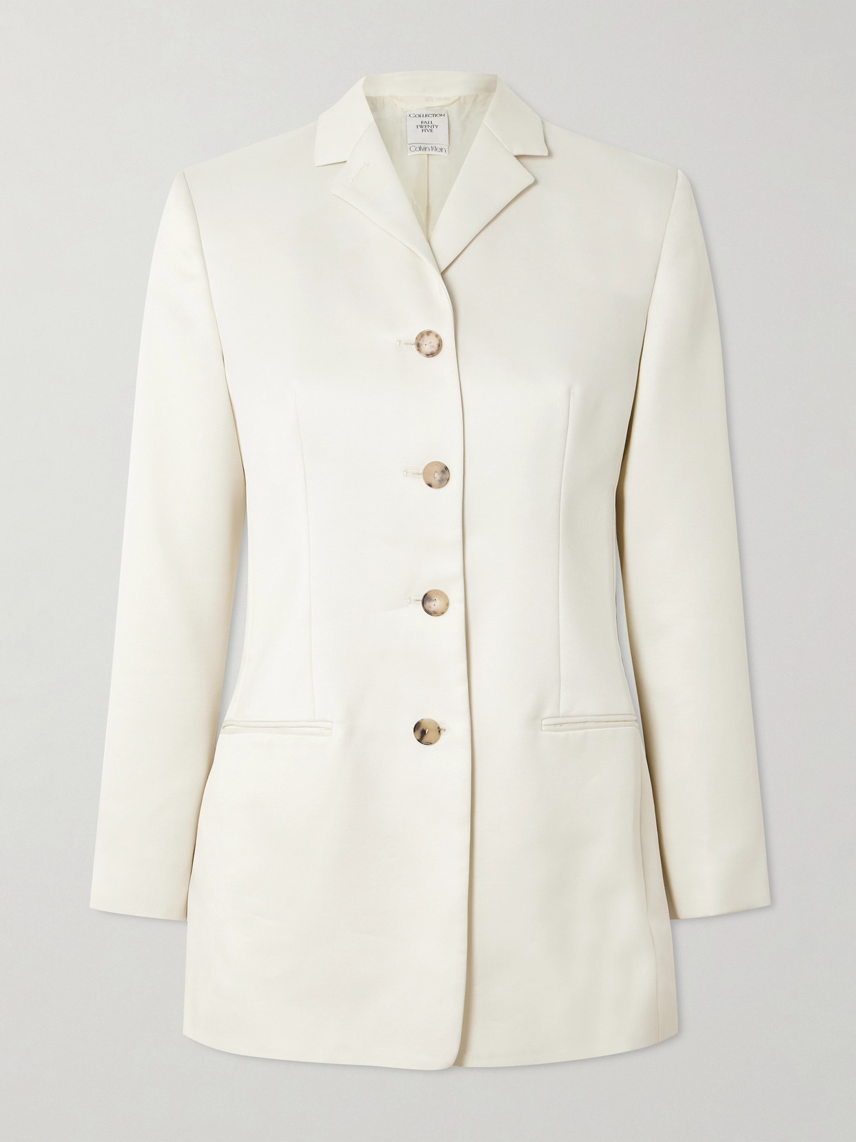 Adrian Wool And Silk-blend Blazer - Ivory