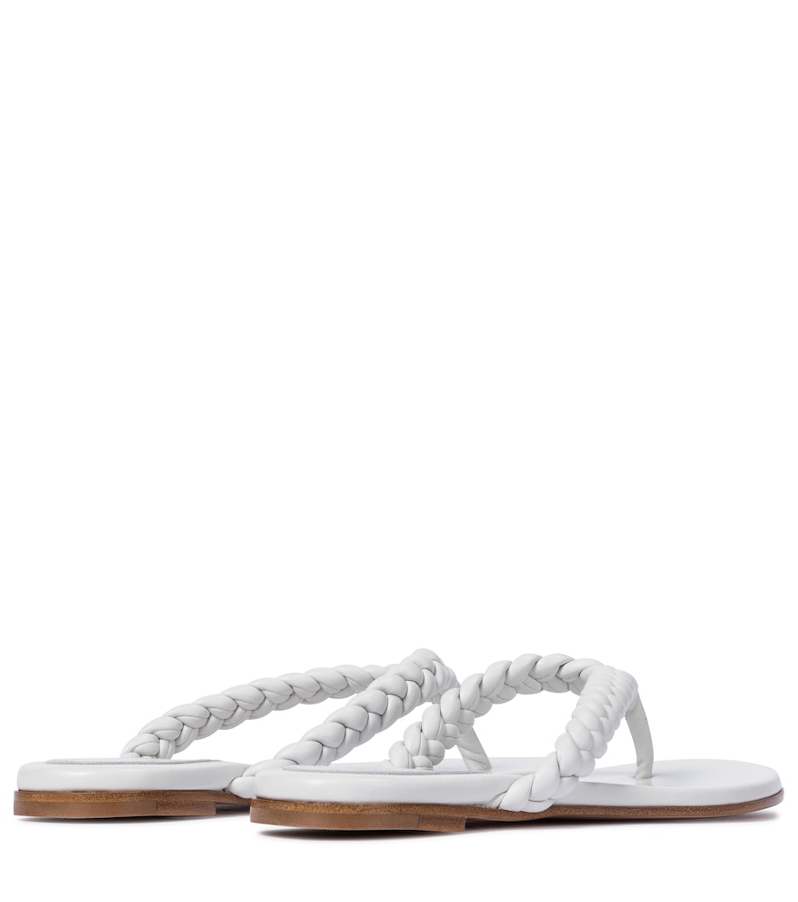 Tropea leather thong sandals