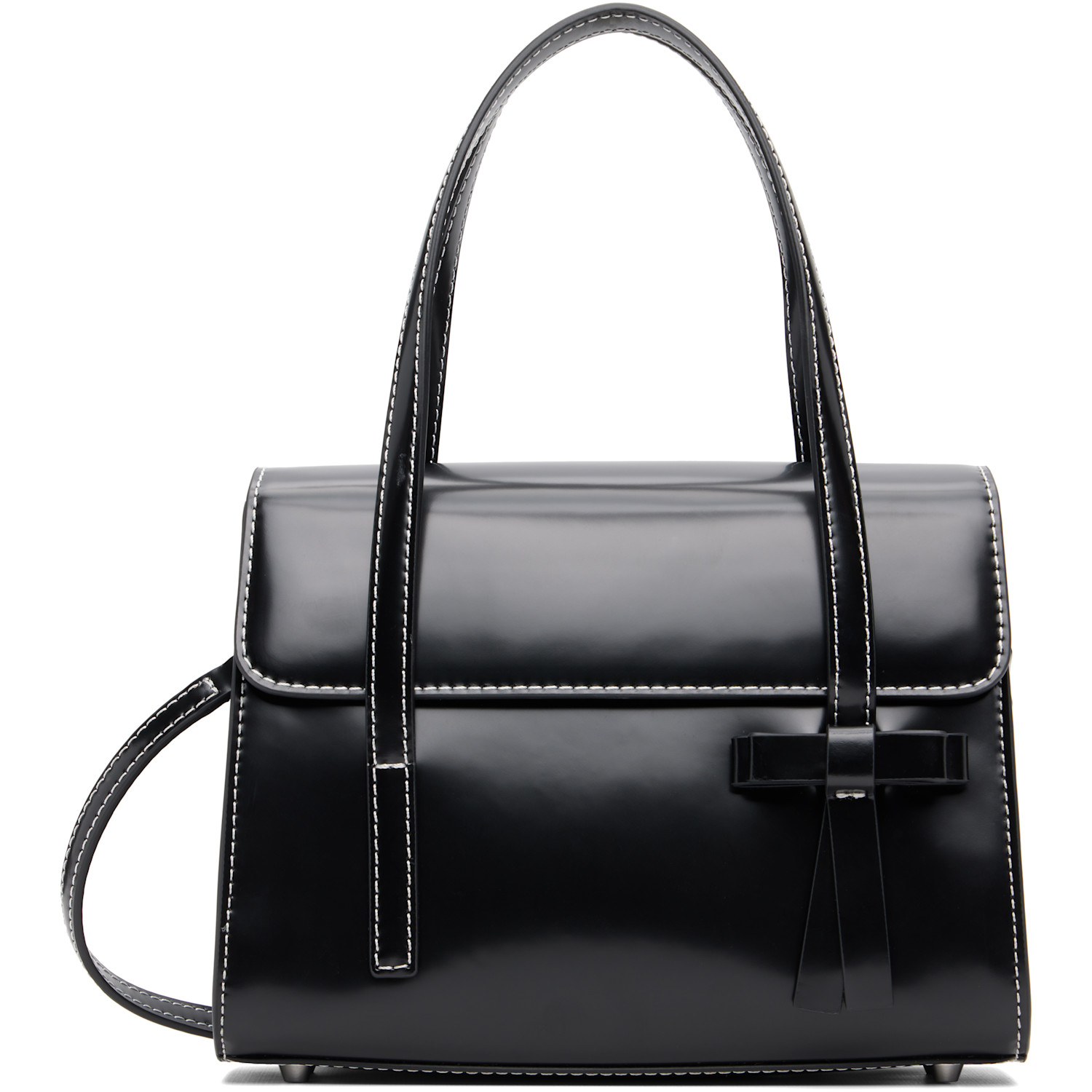Black Mini Mum Crossbody Bag