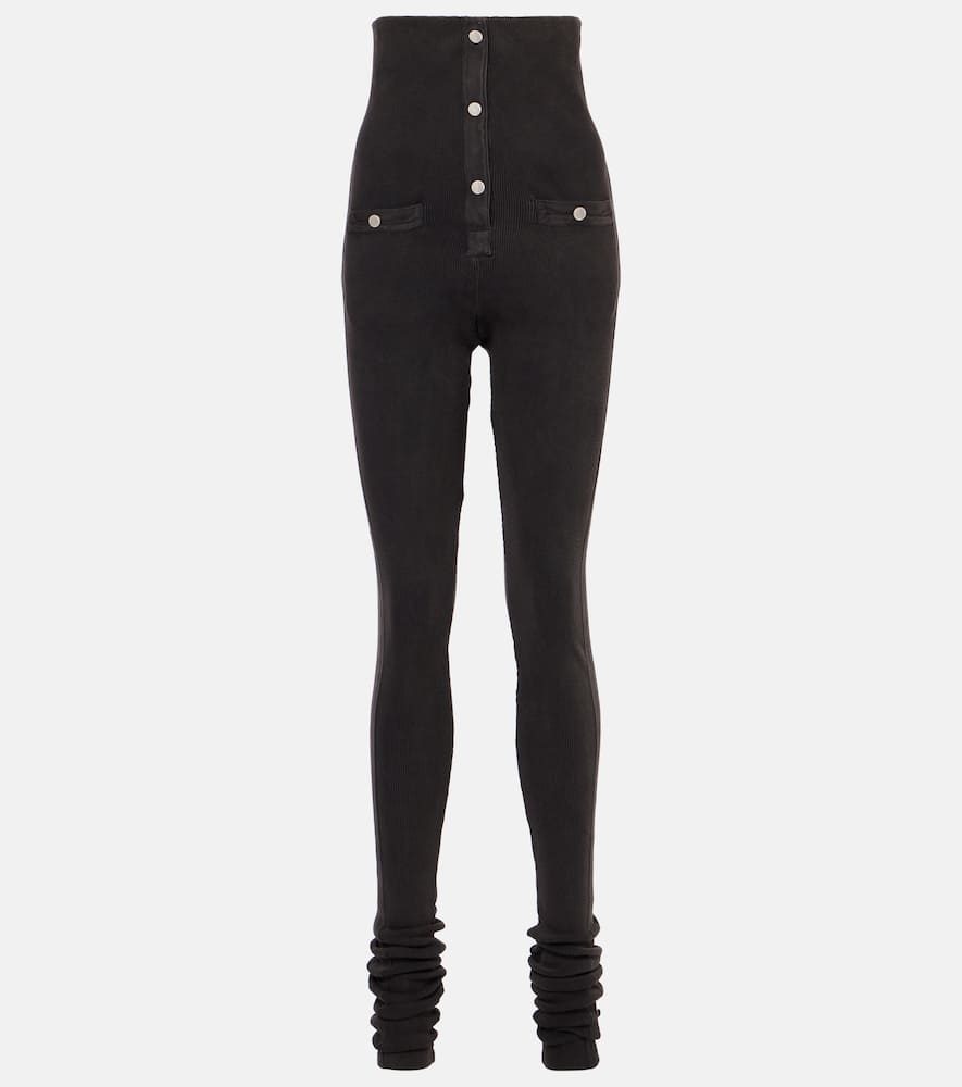 Cotton-blend leggings