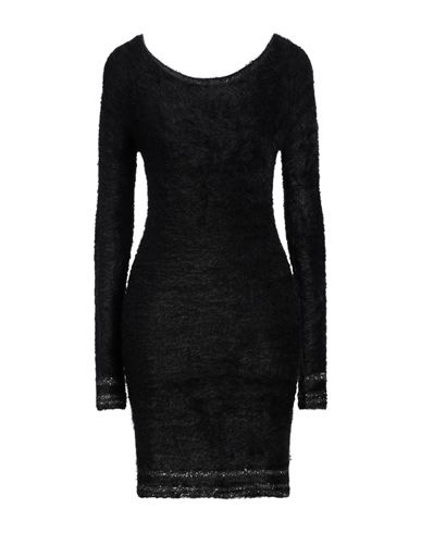 Actitude By Twinset Woman Mini dress Black Size XS Polyamide, Polyester, Metallic fiber