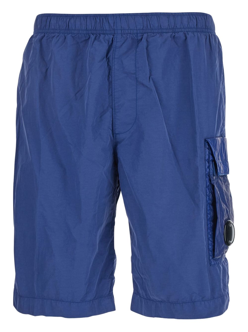 C.P. Company Lens-appliqué swim shorts - Black