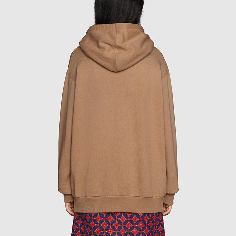(WMNS) x Doraemon Hooded Sweatshirt 'Brown'