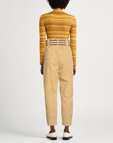 Woman Pants Sand Size 6 Cotton