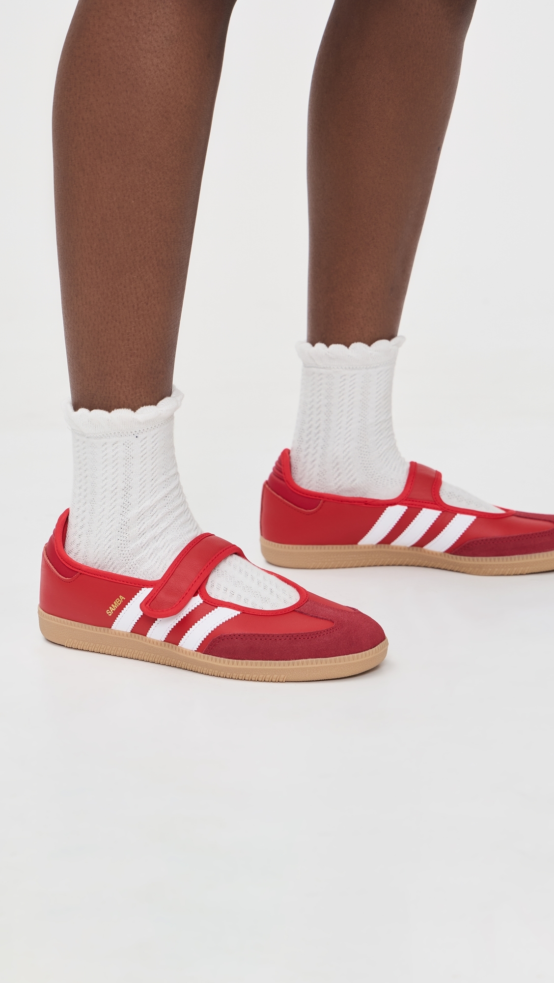 Samba Jane Shoes Red/White