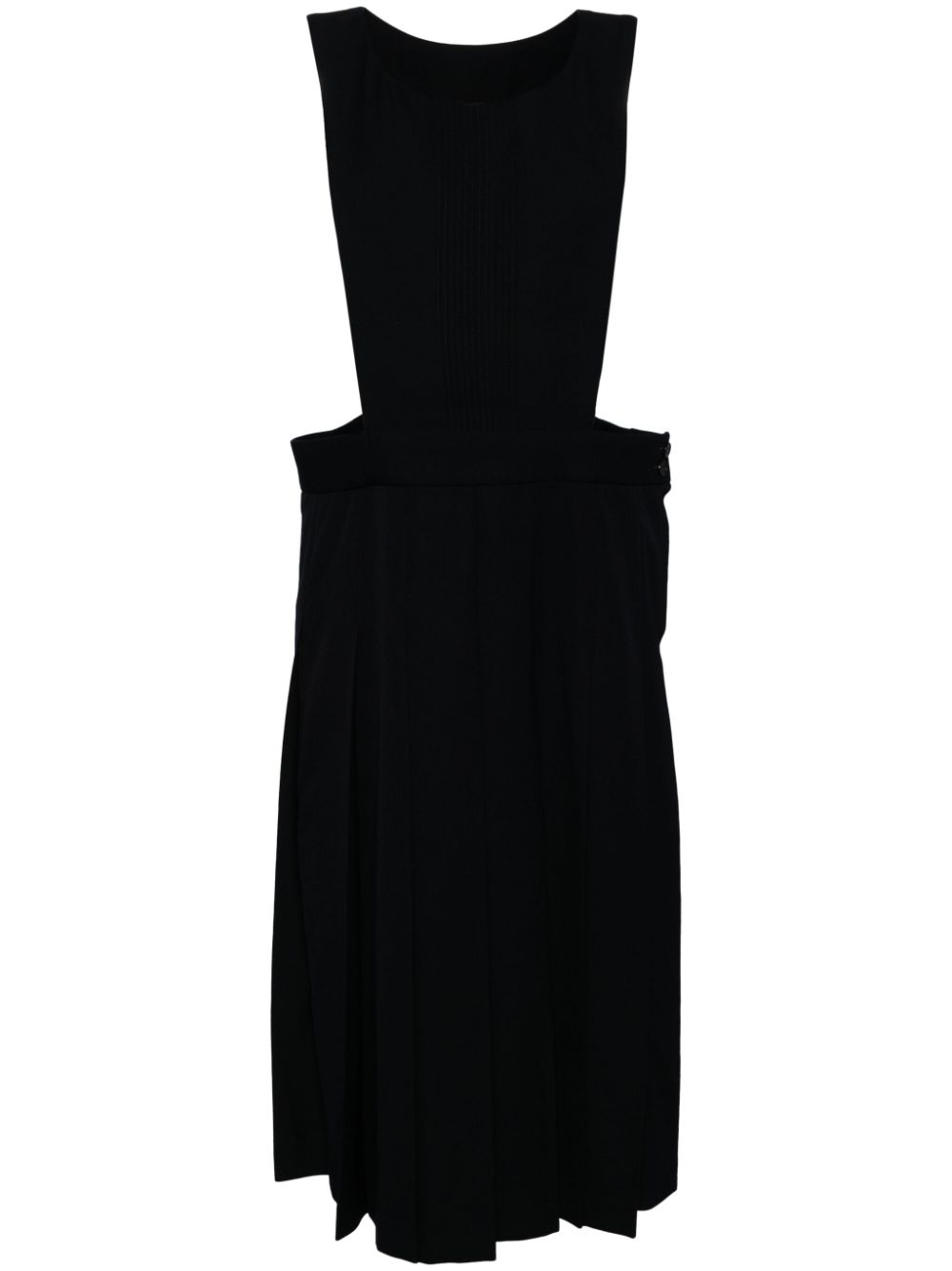 Sleeveless midi dress - Blue