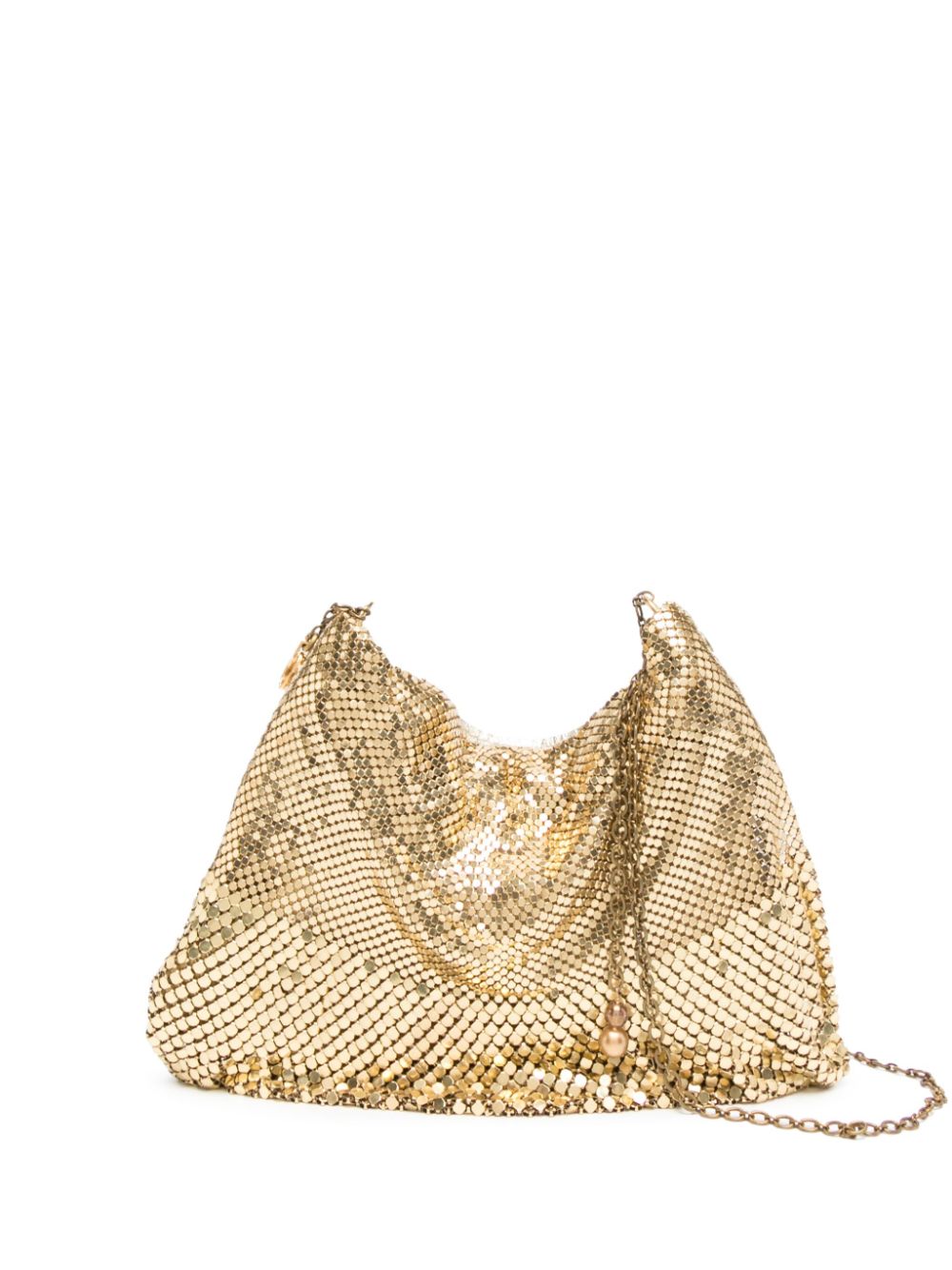 Ana Disco mesh crossbody bag - Gold