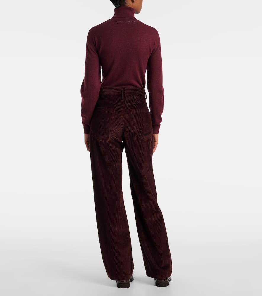 Monili corduroy straight pants