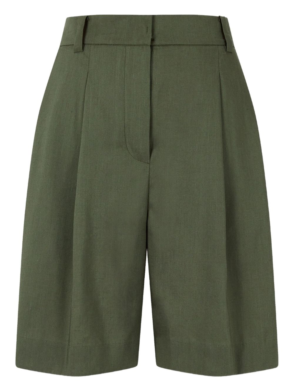 Pleated shorts - Green