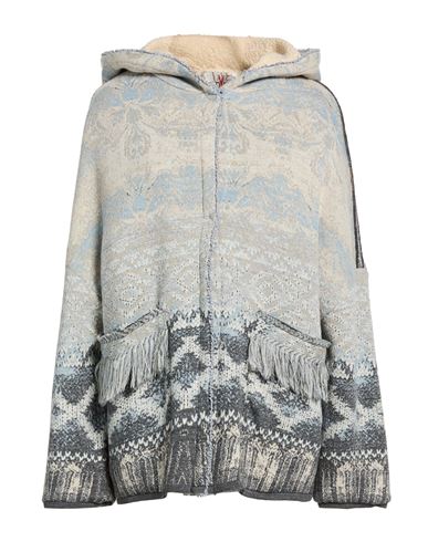 Woman Coat Sky blue Size S Acrylic, Viscose, Wool