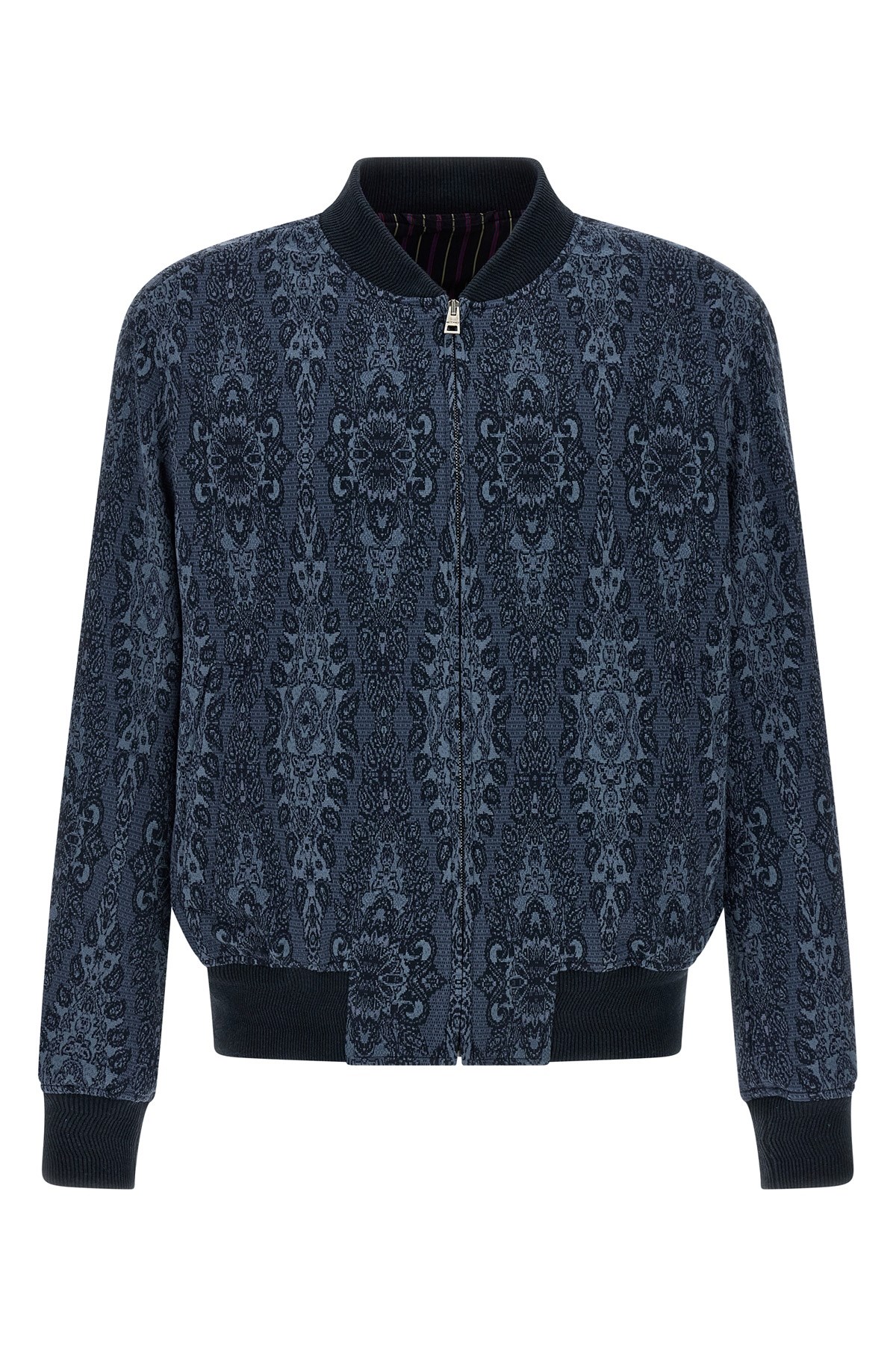 Jacquard Bomber Jacket