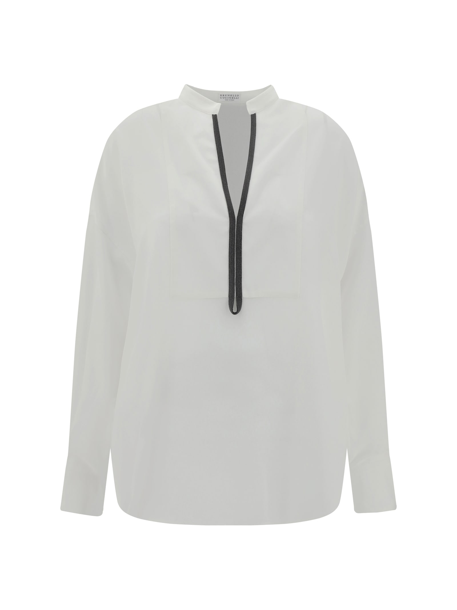 V-neck blouse - White