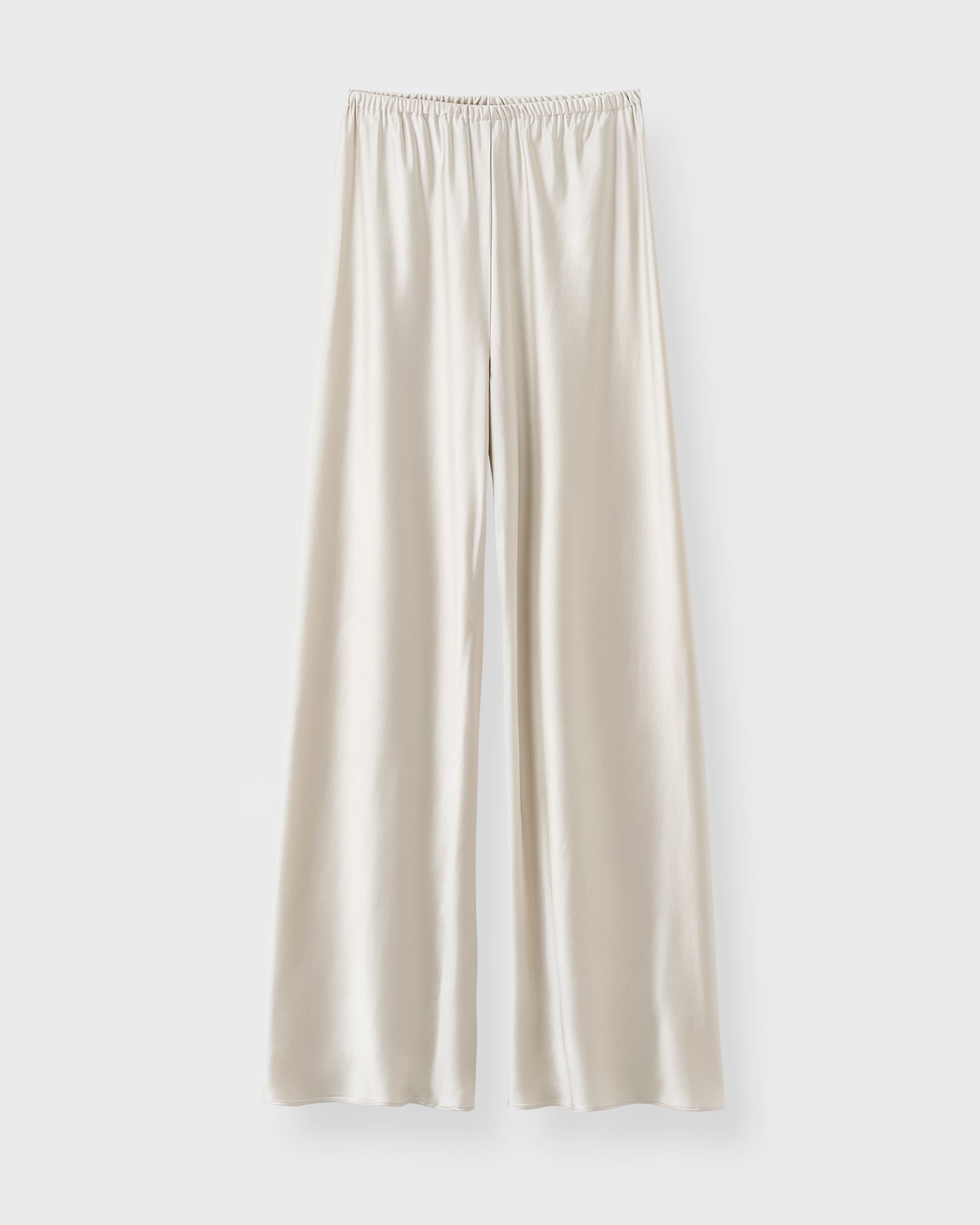 Almada Trousers Bias Satin Vanilla
