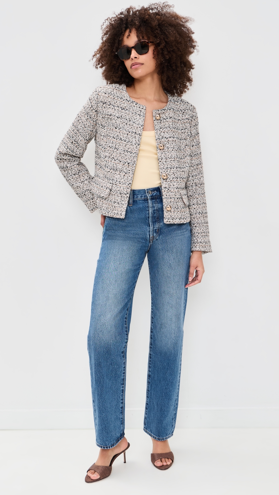 The Lady Jacket Pink Tweed