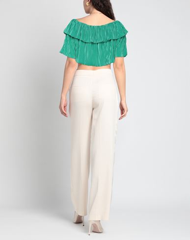 Woman Top Green Size M Polyester, Elastane