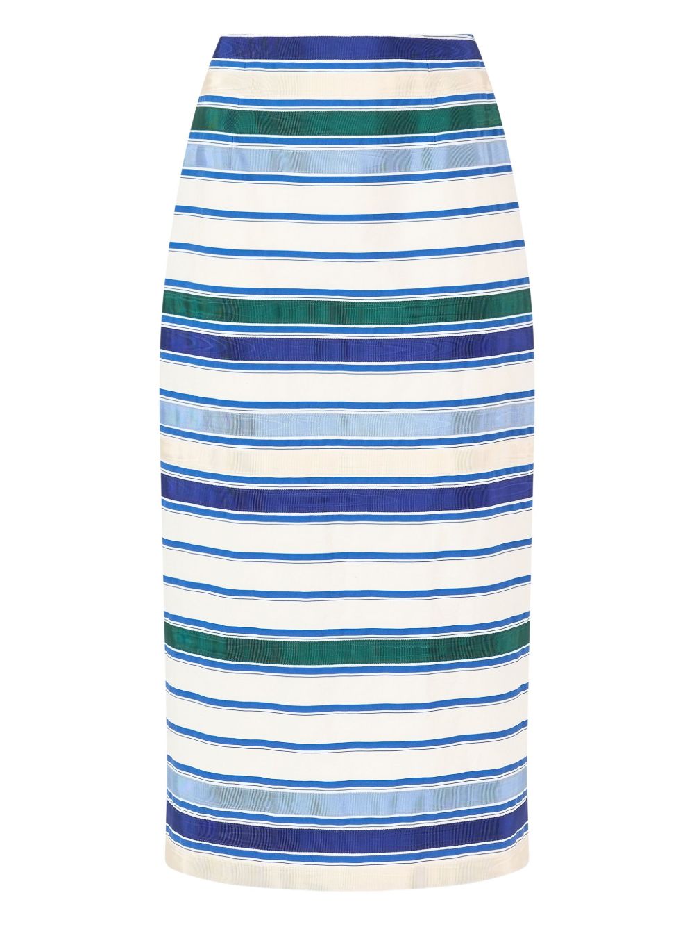Triped classic pencil skirt - Blue