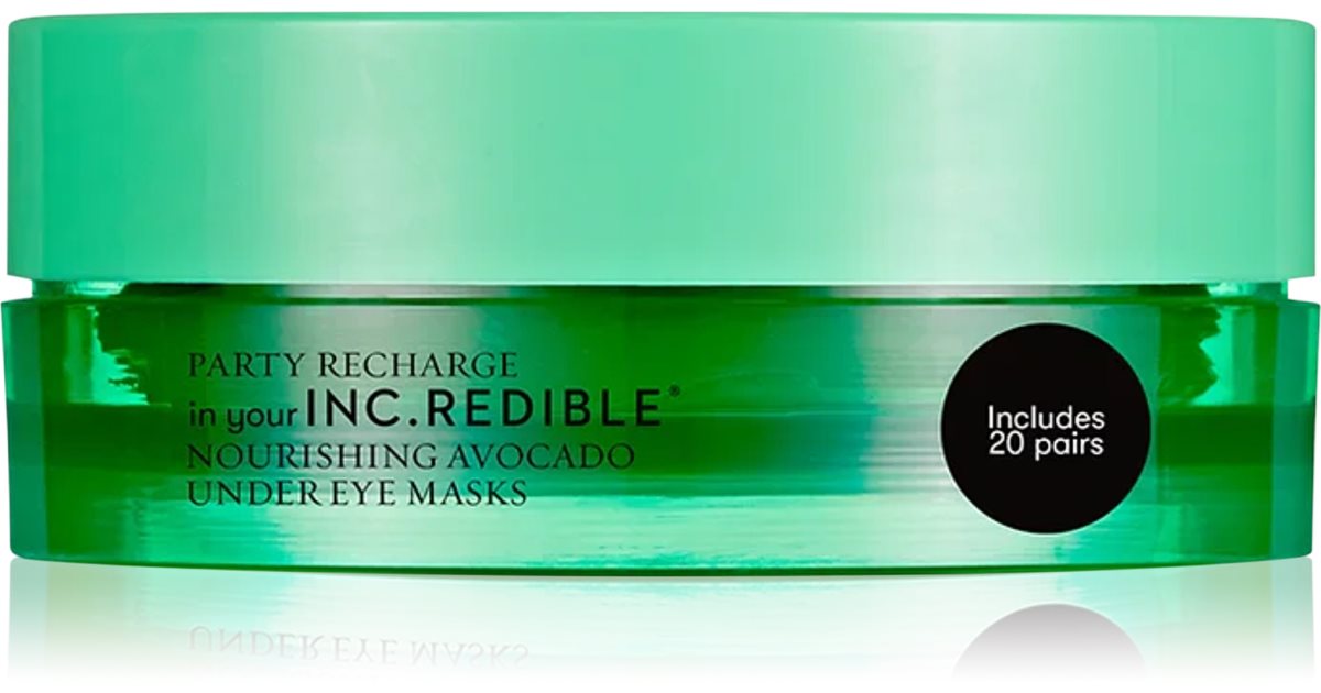 Nails Inc. Party Recharge maschera idrogel contorno occhi effetto nutriente 20 paio