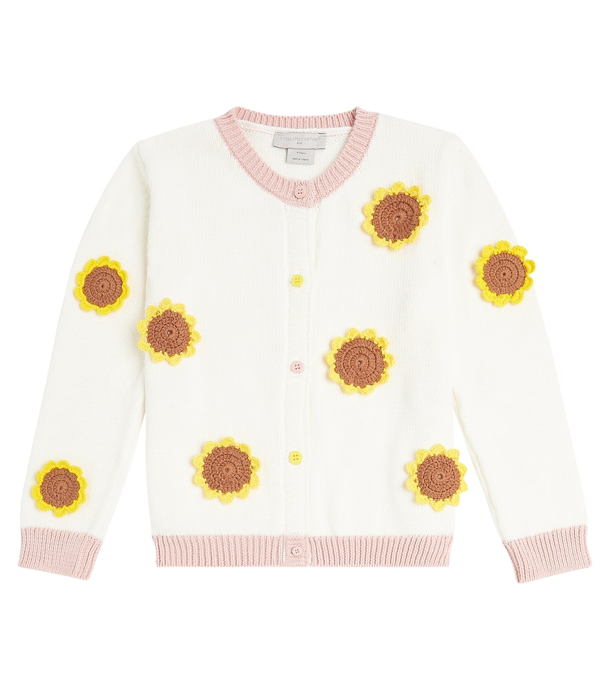 Stella McCartney Kids Embellished cotton cardigan