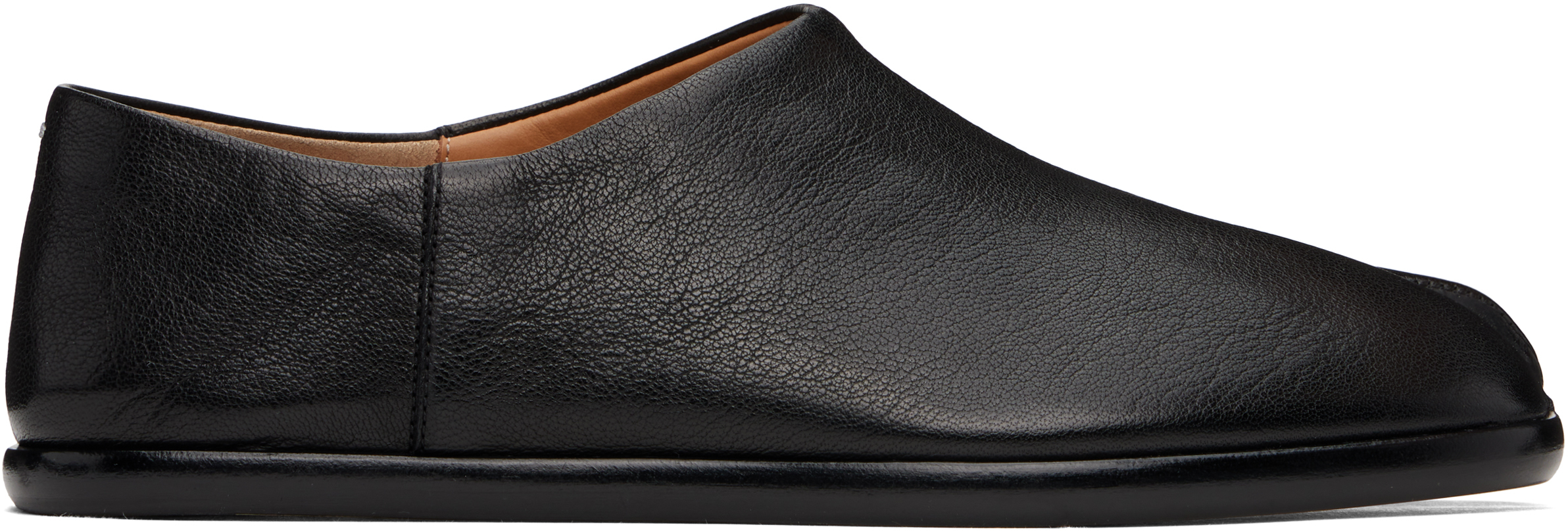 Maison Margiela Black Tabi Babouches Loafers