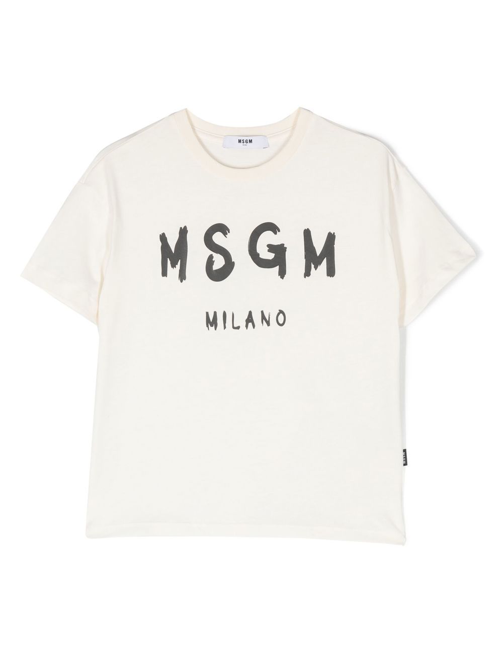 Logo-print cotton T-shirt - Neutrals