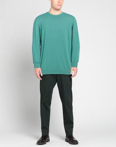 Heritage Man Sweater Green Size 36 Cotton