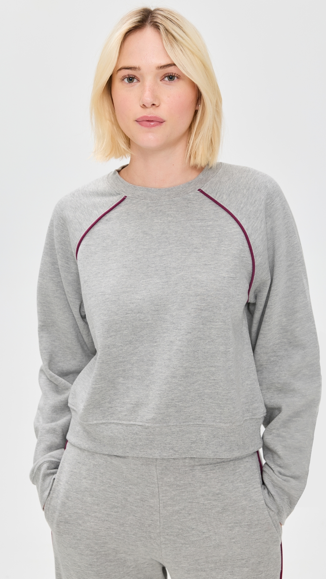 Nola Sweatshirt Denim/Ivory