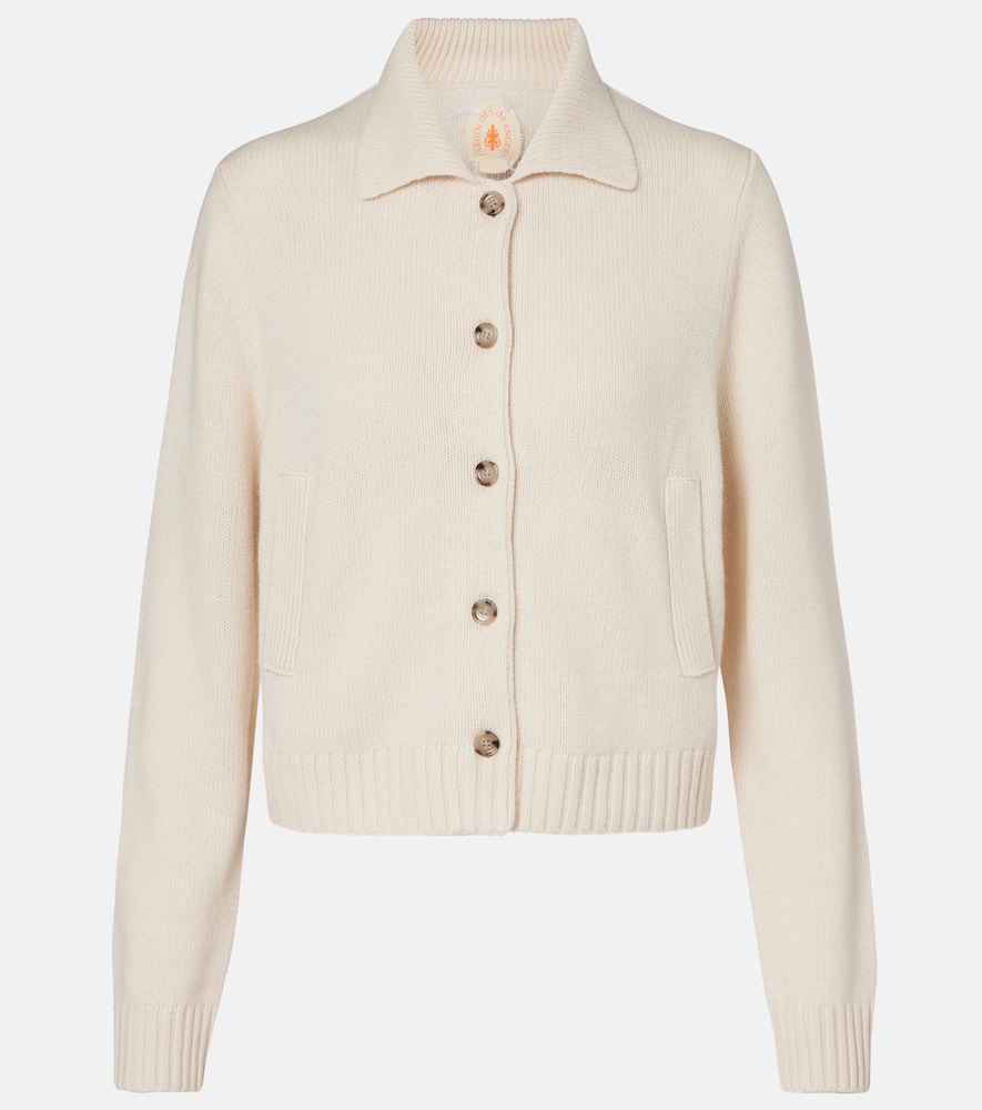 Wool and cashmere cardigan