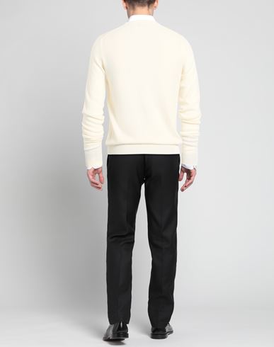 Man Sweater White Size 36 Virgin Wool, Cashmere