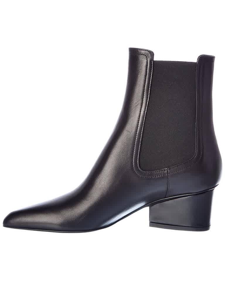 Ladies Black Chelsea Ankle Boots, Brand Size 6