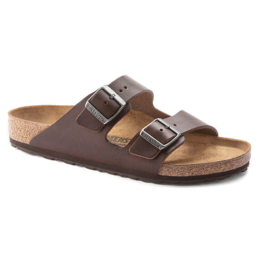 Arizona Grip Leather Vintage Wood Roast Sandals