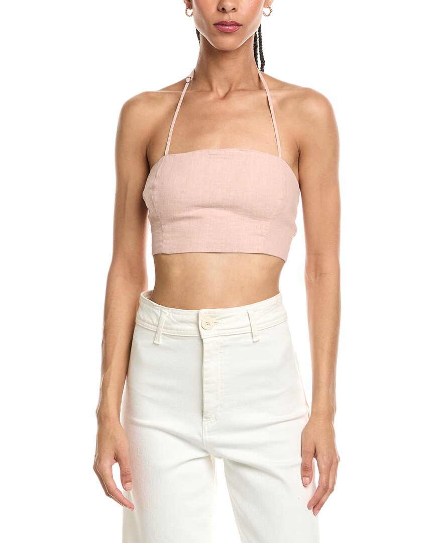 Tie Back Linen Top