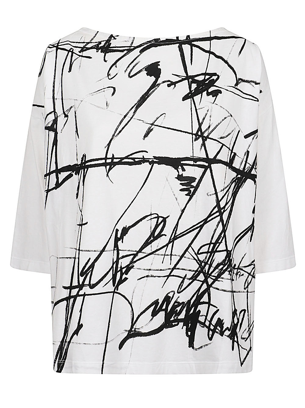 Printed Cotton Sweater