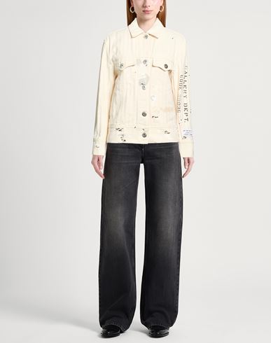 Gallery Dept. X Woman Denim outerwear Cream Size 6 Cotton