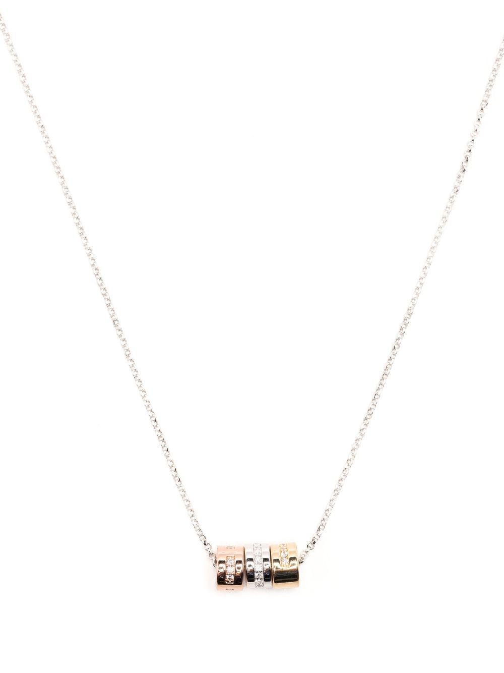 Je T'aime Morse Code necklace - Silver