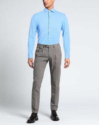 M. bardelli Man Shirt Azure Size S Cotton