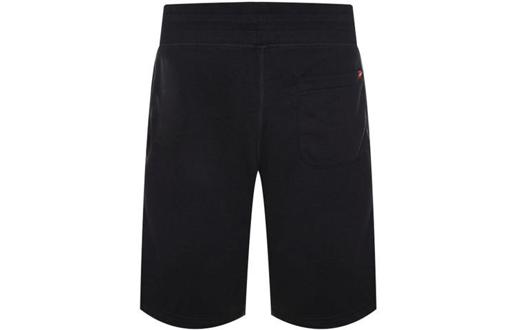 Essentials Stacked Logo Shorts 'Black'