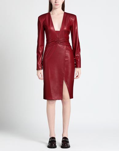 Woman Midi dress Burgundy