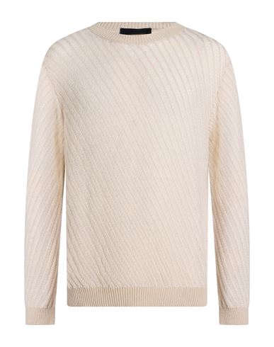 Man Sweater Beige Size XL Cashmere