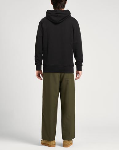 Man Sweatshirt Black Size M Cotton, Elastane