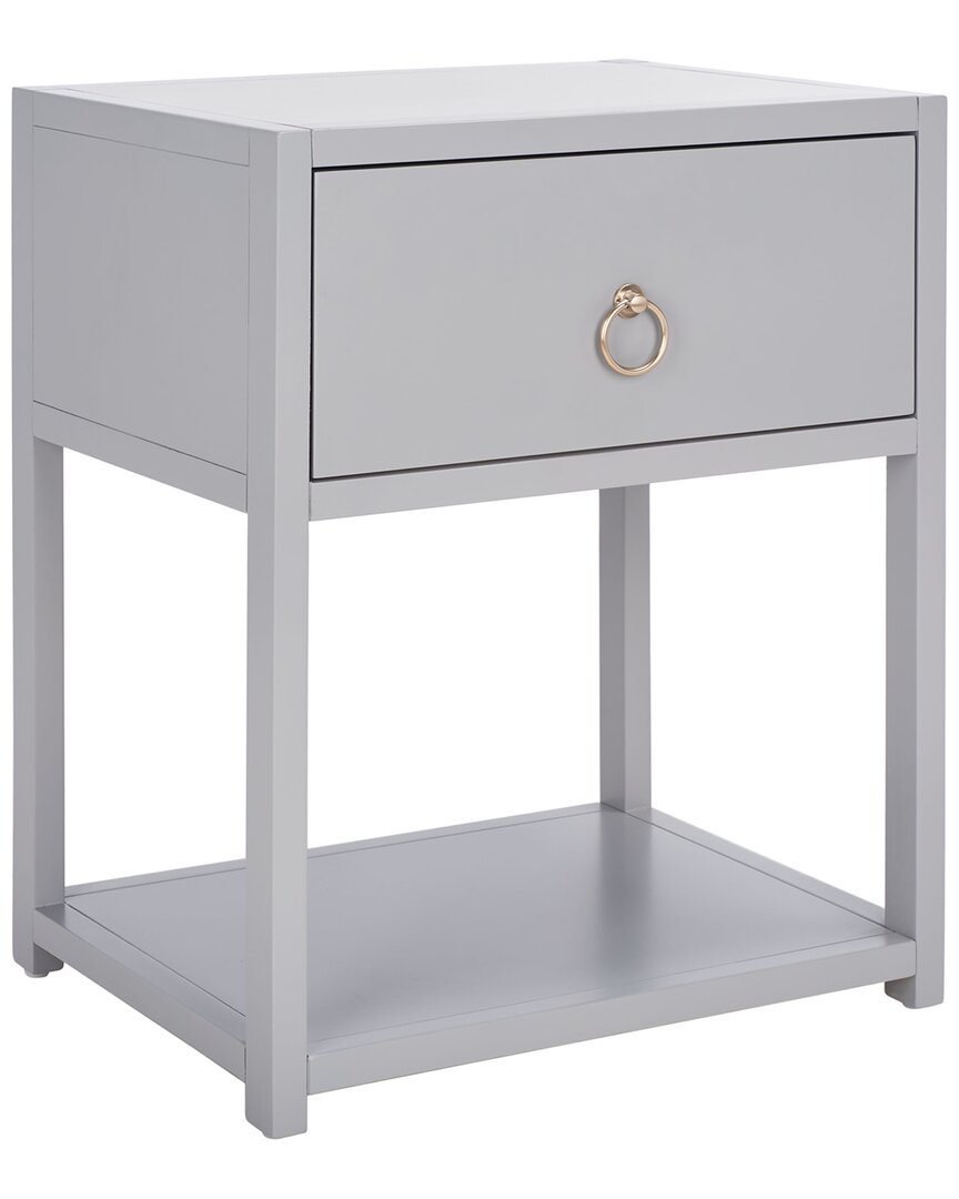 Yudi Drawer & Shelf Nightstand
