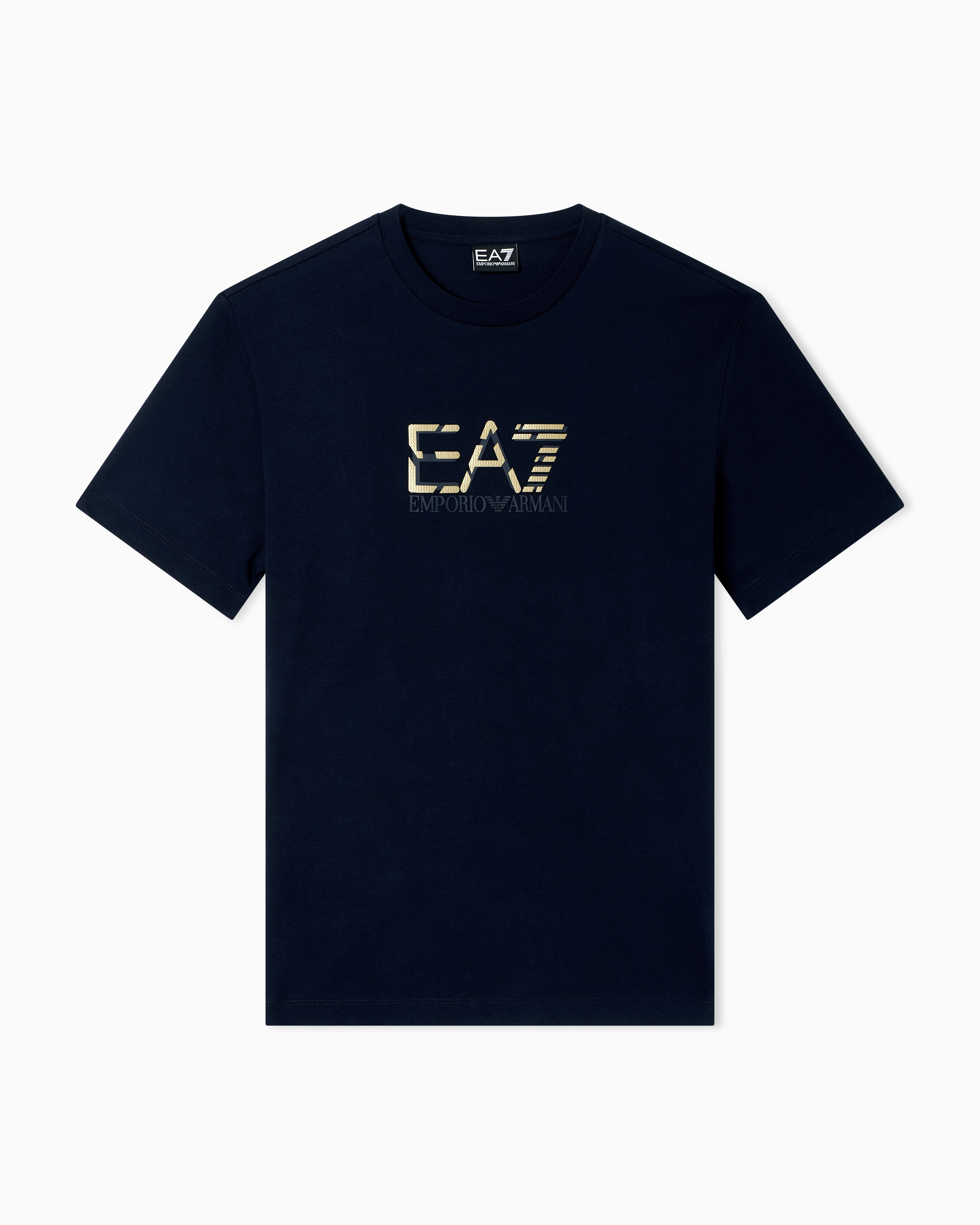 Premium Label cotton jersey crew-neck T-shirt